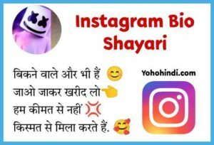 Instagram Bio Shayari
