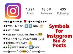 Instagram Symbols